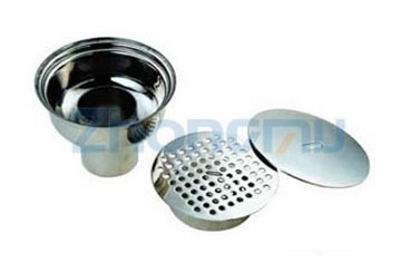 Circular floor drain