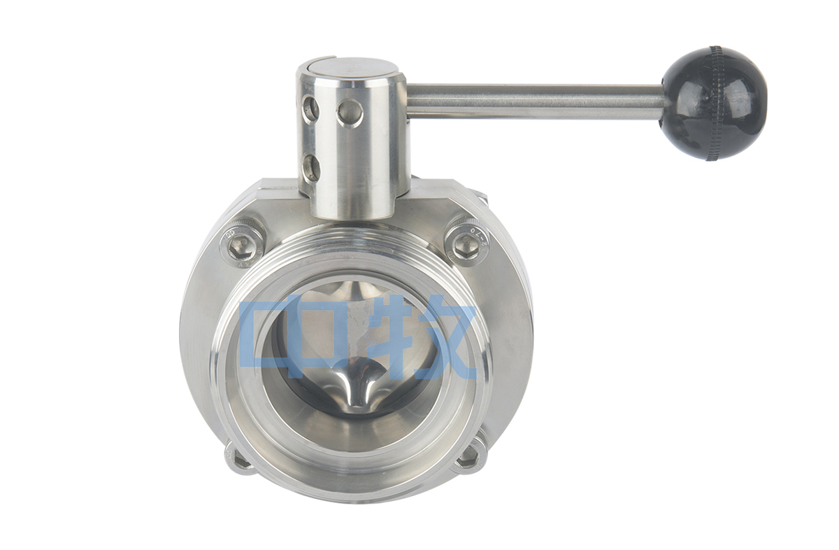 DIN male butterfly valve