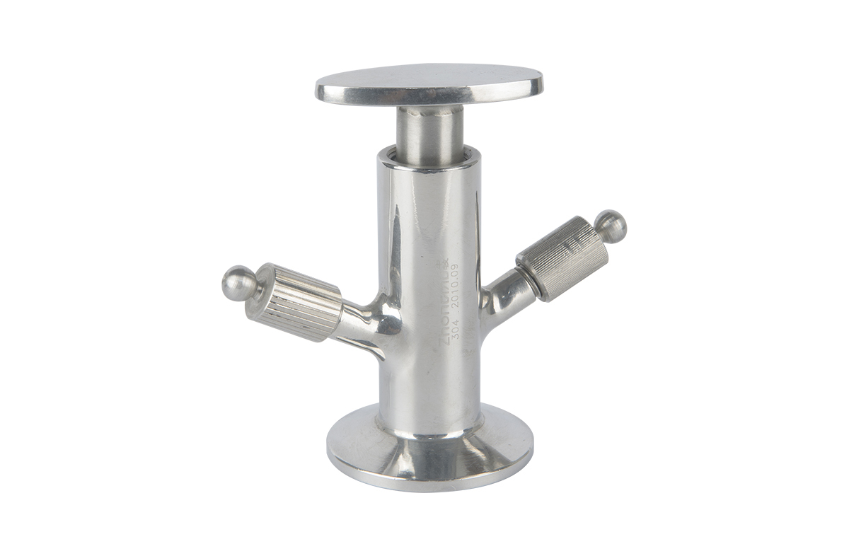 Fast loading double export common sampling valve