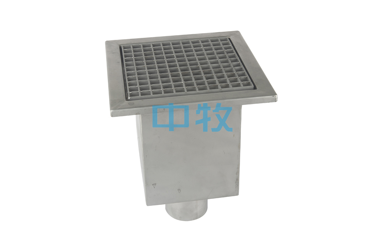 Square grid floor drain