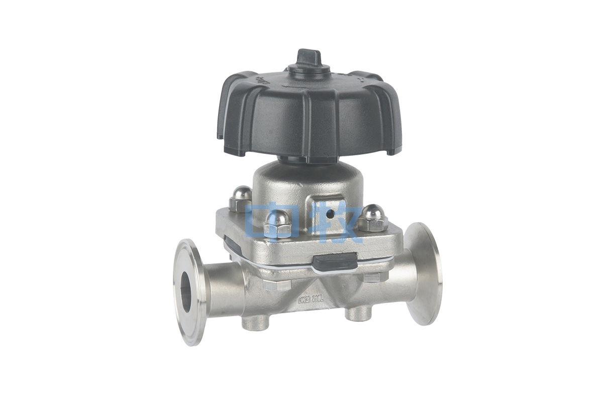 Fast loading diaphragm valve manually