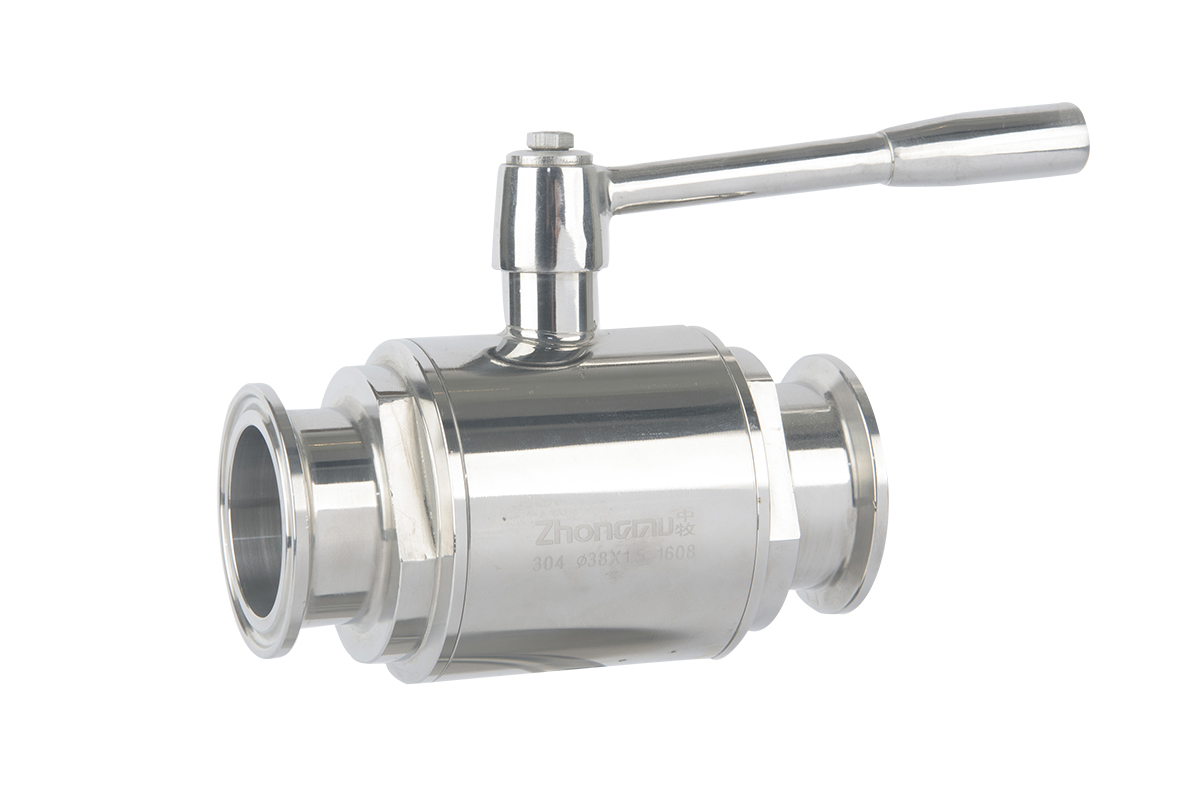 Health level quickly mounted ball valve