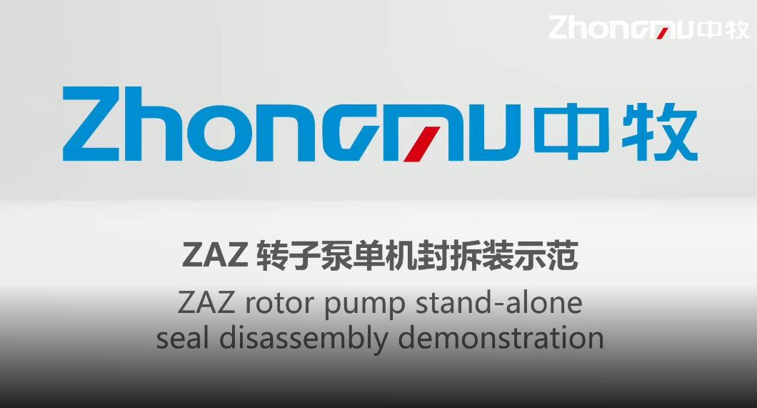 ZAZ转子泵单机封拆装视频