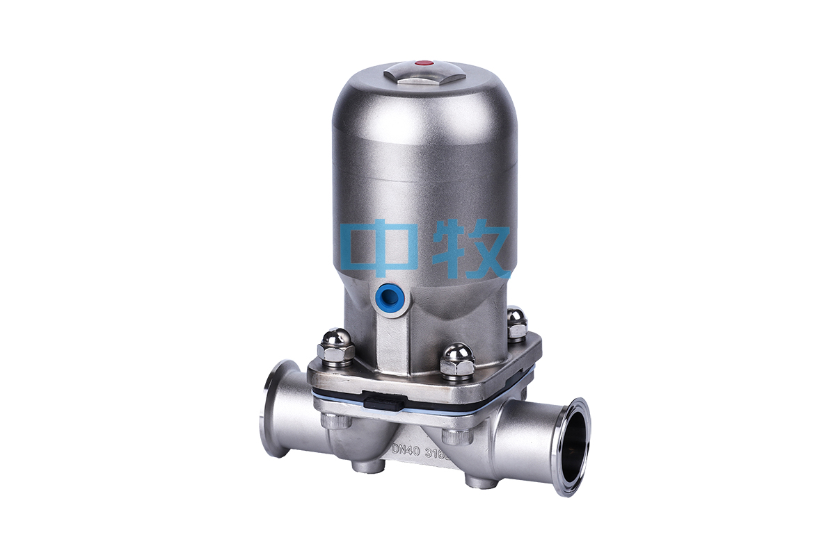 Pneumatic diaphragm valve